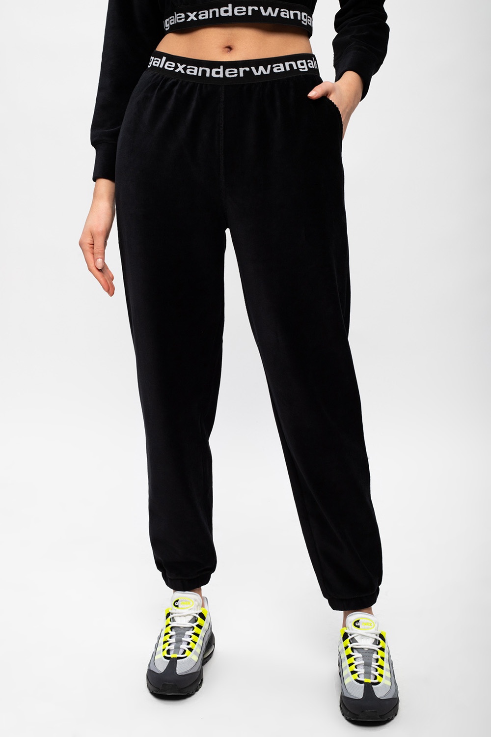 T by Alexander Wang Sweatpants with logo